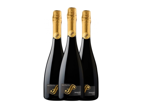 Espumante SACCHETTO Spumante Extra Dry Glera Extra Seco Prosecco (0.75 L - 3 Unidades)