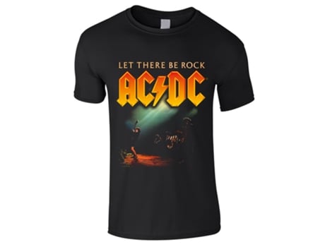 T-Shirt PLASTIC HEAD Ac/Dc - Let There Be Rock Preto (Tamanho: S)