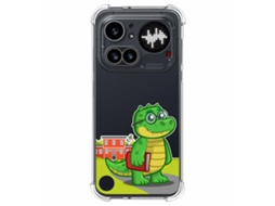 Capa Tumundosmartphone Transparente De Silicone À Prova De Choque Para Nothing Phone 4a Pro 5g Com Estampa De Coco