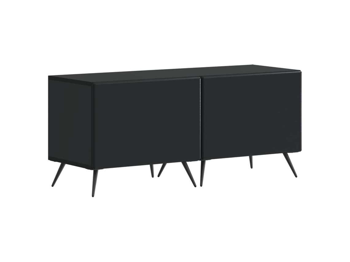 Vidaxl Gabinete Para Tv Preto Derivados De Madeira