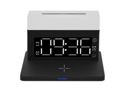 Carregador sem fio multifuncional 6 em 1 EOOCOO com lâmpada de mesa e carregamento rápido 15w