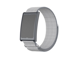 Pulseira De Relógio Com Fecho De Velcro Em Nylon, Duas Seções E Anel De Metal Para Amazfit Helio.