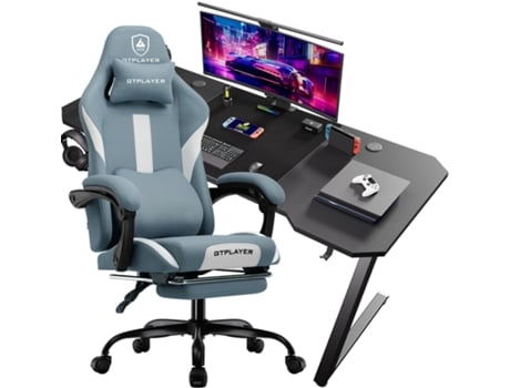 Cadeira Gamer Mesa Gamer Em Z, Ótima Combinação De Relação Qualidade Preço Gtplayer