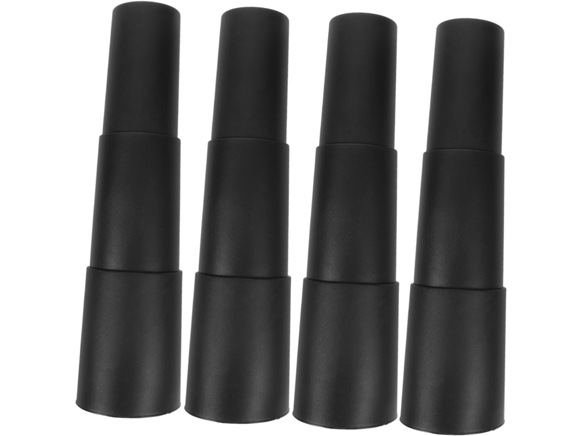 Angooily Conjunto De 4 Capas Protetoras Pretas Plástico Para Cilindro Gás Cadeira Escritório, Protegendo O Contra
