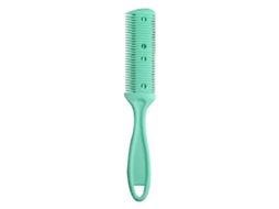 Pente Para Cortar Cabelo Com 2 Lâminas, Cabo Ergonômico, Ferramenta De Barbeiro, Novo