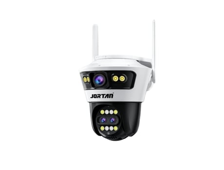 Câmara De Segurança Inteligente Jortan 5 Wifi 9mp Lente Dupla E Zoom Híbrido De 8x Jortan Tech