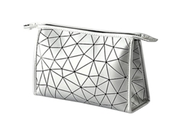 Bolsa de Maquilhagem Plegável, Impermeável, com Design Geométrico, Segura | S/MARCA
