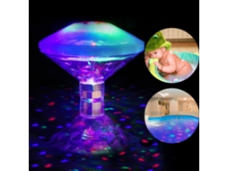 Lâmpada Submersível Led Colorida Ip67 8 Modos Piscina Banho