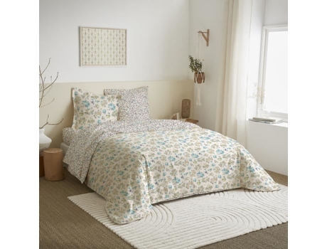Conjunto de Lençol COTON PUR Cama Largura Tanya Algodão Multicor - 4pcs (200 cm)