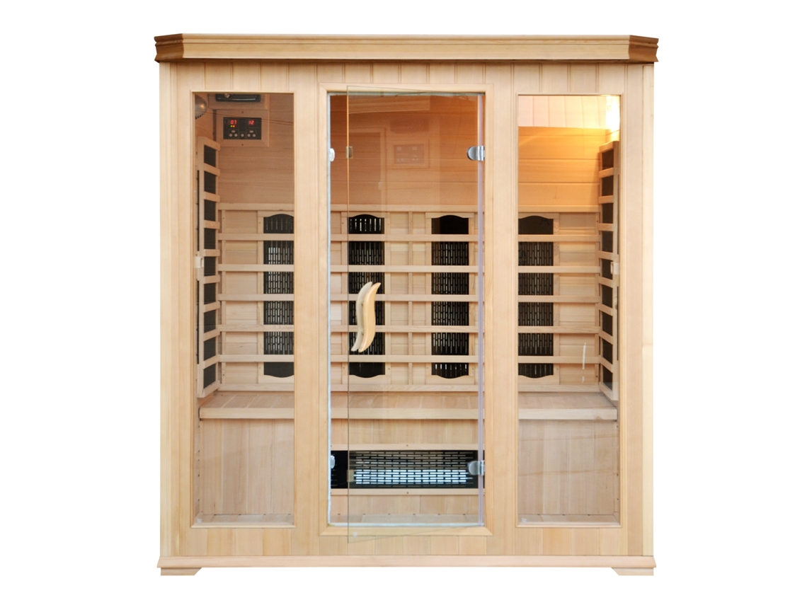 Sauna CONCEPT U Narvik 5 Lugares (Castanho - Madeira - 175x135x190 cm)