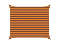 Conjunto 1 Sombra Externa Vidaxl Laranja Poliéster