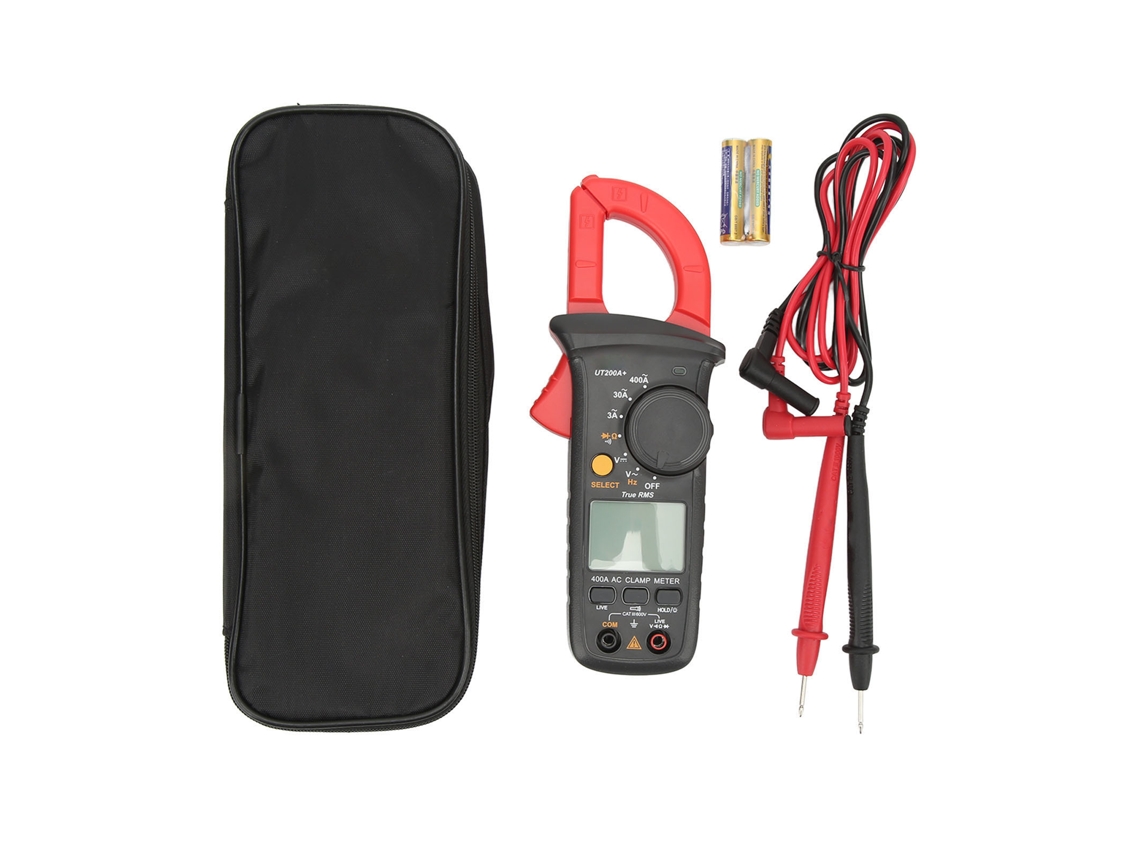 Medidor de Mordida Digital com Luz de Fundo e Clamp Meter