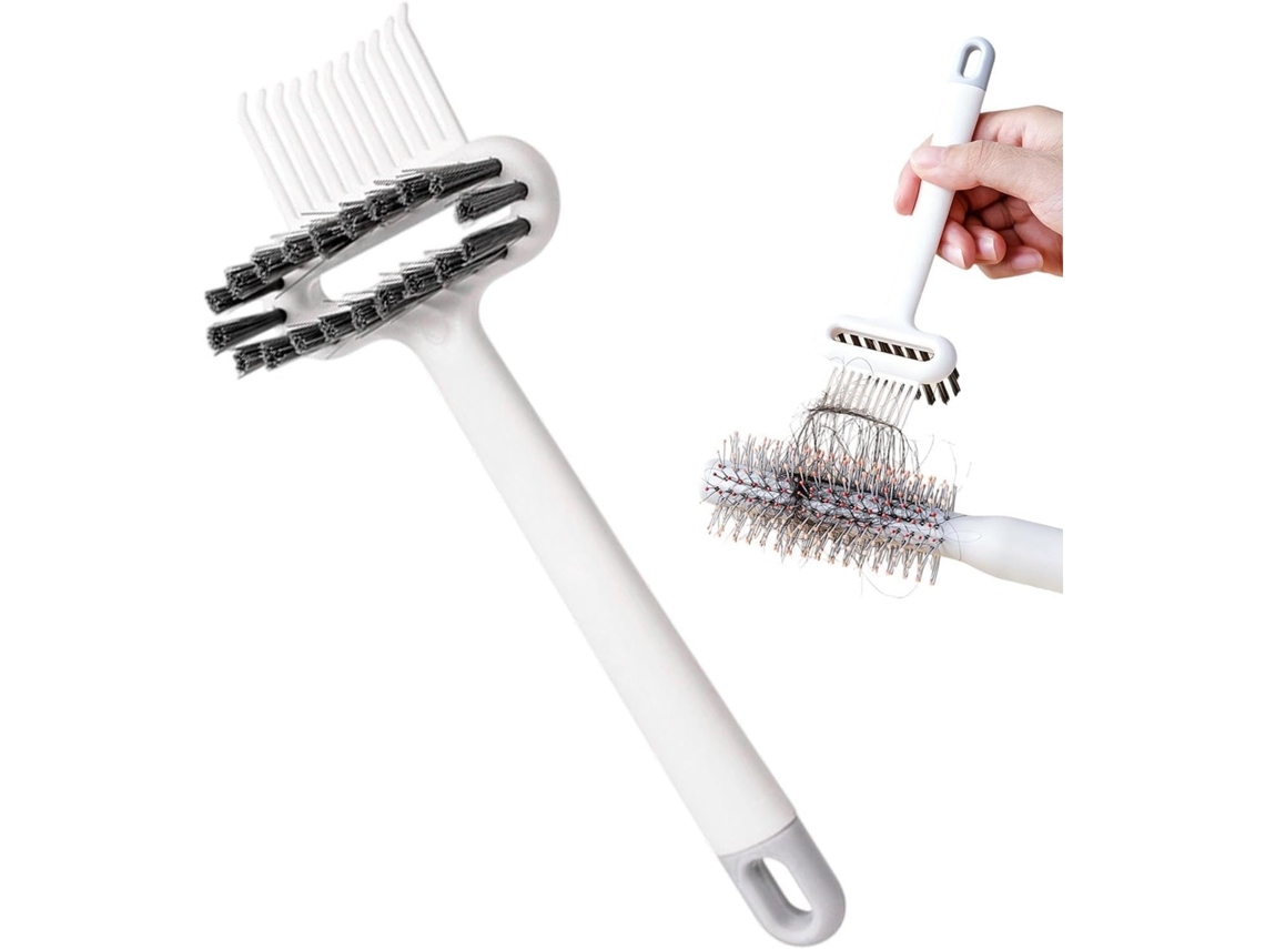 Ferramenta De Limpeza Escova Cabelo, Mini Rastelo Portátil 2em 1 – Para Limpeza De Escova Cabelo, Para Casa, Banheiro