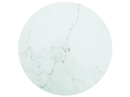 Table Top, Table Tops Vidaxl Branco Vidro (ø 60 Cm)