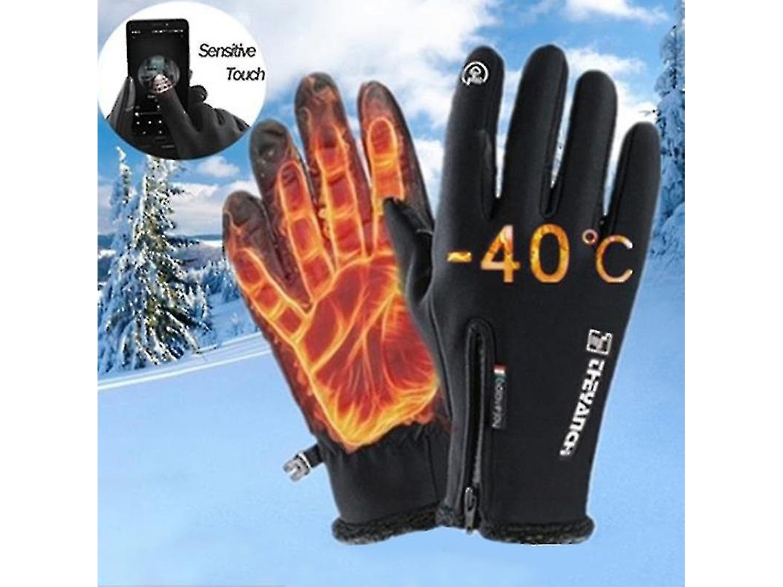 Luvas Térmicas Impermeáveis ​​com Tela Sensível Ao Toque Aquecimento De Inverno Para Atividades Em Clima Frio L Aquaforge