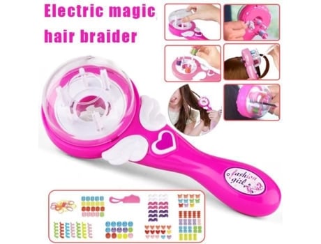 Brinquedo de cabelo trançado automático Play House Conjunto de cabelo trançado elétrico ferramenta de cabelo trançado para menina AUTREMENT