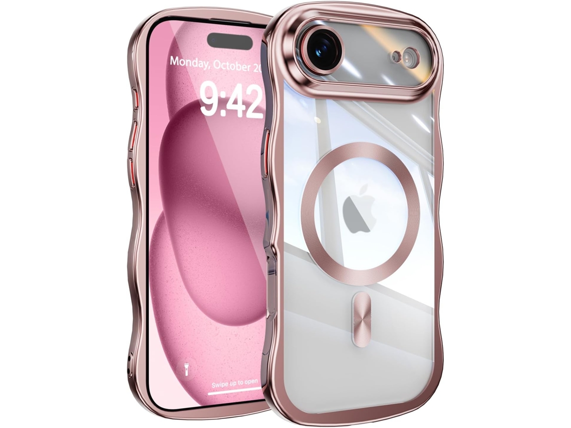 Capa Protetora De Silicone Líquido, Capa Protetora À Prova De Choque Com Câmera, Rosa