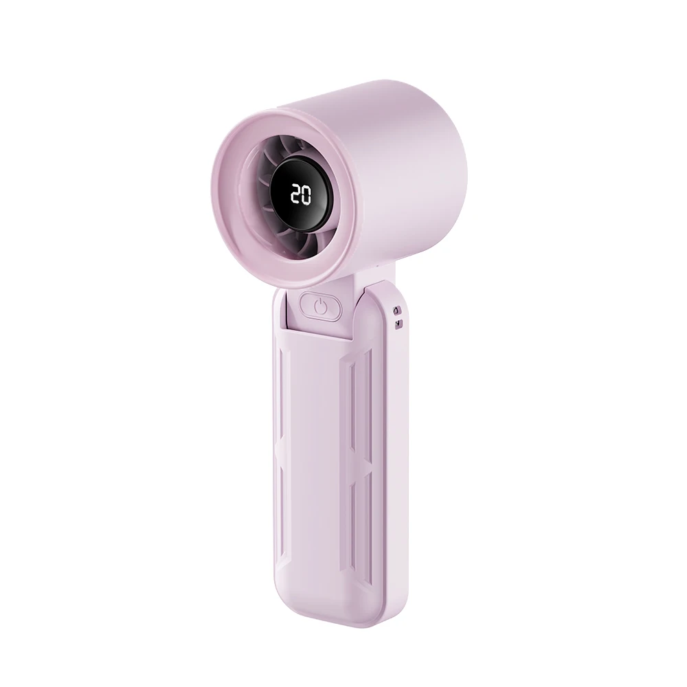 Ventilador 2 em 1 MDUG, pescoço/mesa, 5 velocidades, 3000mah, visor LED