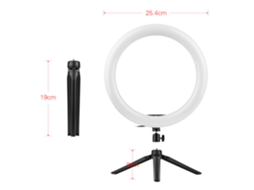 2026 kit de Luz Anillo Led com Tripé e Suporte para Celulares, Controle Remoto Usb para Streaming no Youtube e Maquiagem