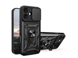 Capa Para Iphone 17 - Tampa Deslizante Para Câmera - Tpu Pc