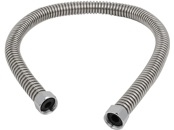 Mangueira Flexível e Hermética de Aço Inoxidável de 60 Cm para Aquecedores de Água Instantâneos CHABERLU