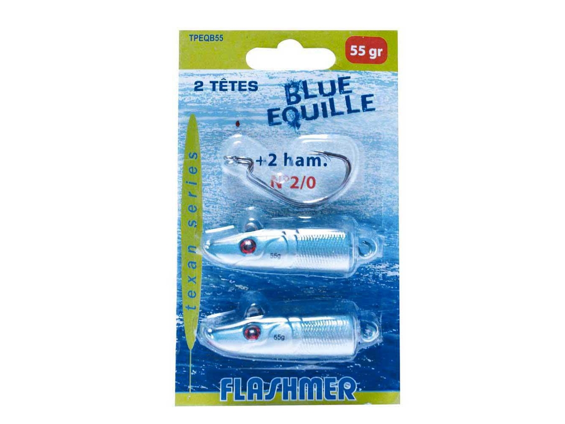 FLASHMER Blue Equille Heads