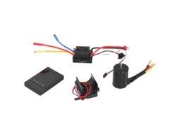 Motor Sem Escova 3650 3100kv 60a Esc Programador Cartão Dissipador De Calor Para Carro Rc 110vayotoy