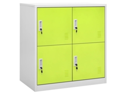 Locker Cabinet, Locker Cabinets Vidaxl Verde Aço (n/a)