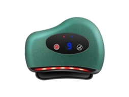 Placa Massageadora Facial Micro Elétrica Raspadora Verde GOKOCO
