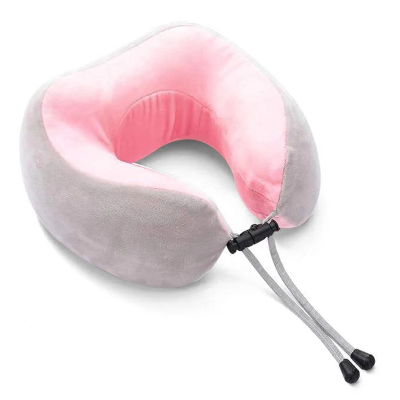 Massageador elétrico BRILVIBERA em formato U com espuma viscoelástica portátil