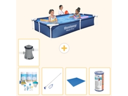 Bestway Piscina Bestway Steel Pro Retangular - 221x150x43 Cm - 6-peças S22064