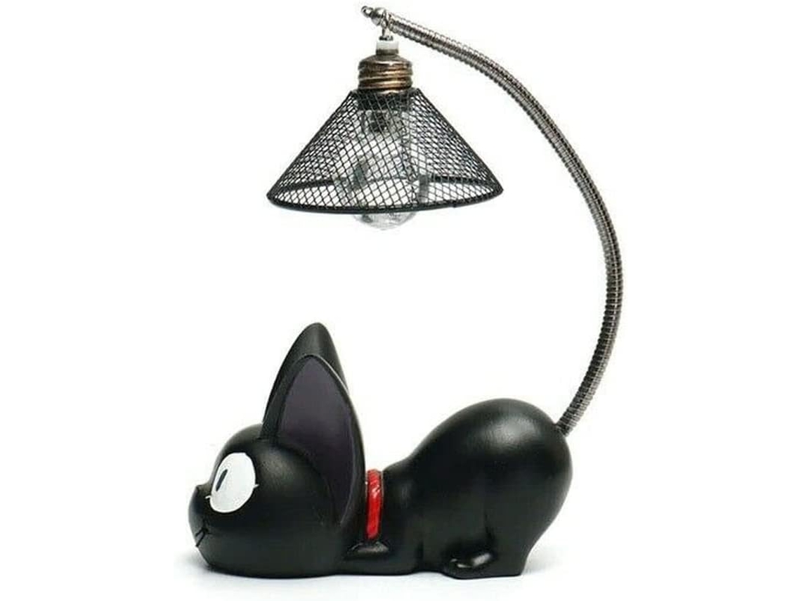 Luminária Noturna Criativa Em Formato De Gato Lâmpada Leitura A Bateria Decoração Para Casa Arame Farpado