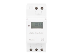 Temporizador Digital com Visor LCD, Programável Semanalmente AQUAFORGE