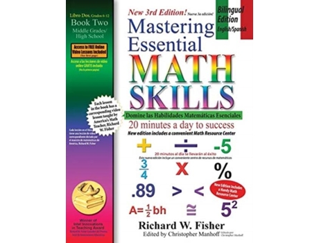 Livro Mastering Essential Math Skills Book 2, Bilingual Edition - English/spanish De Richard W Fisher (inglês)
