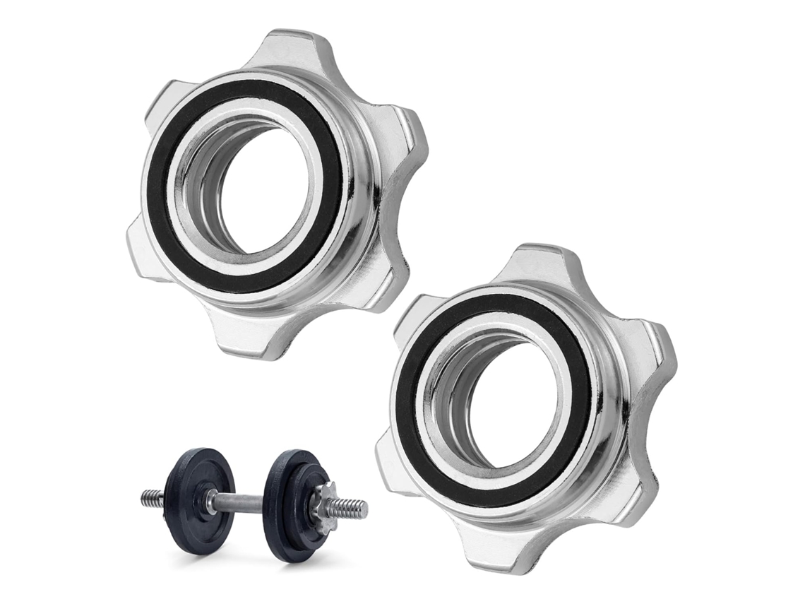 Zerodeko Conjunto De 2 Porcas Sextavadas Antiderrapantes Para Barras E