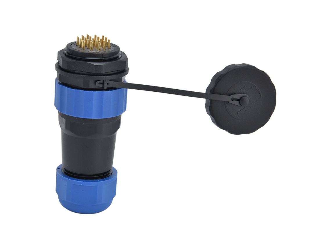 Conector IP68 Socket com Porca Traseira | S/MARCA