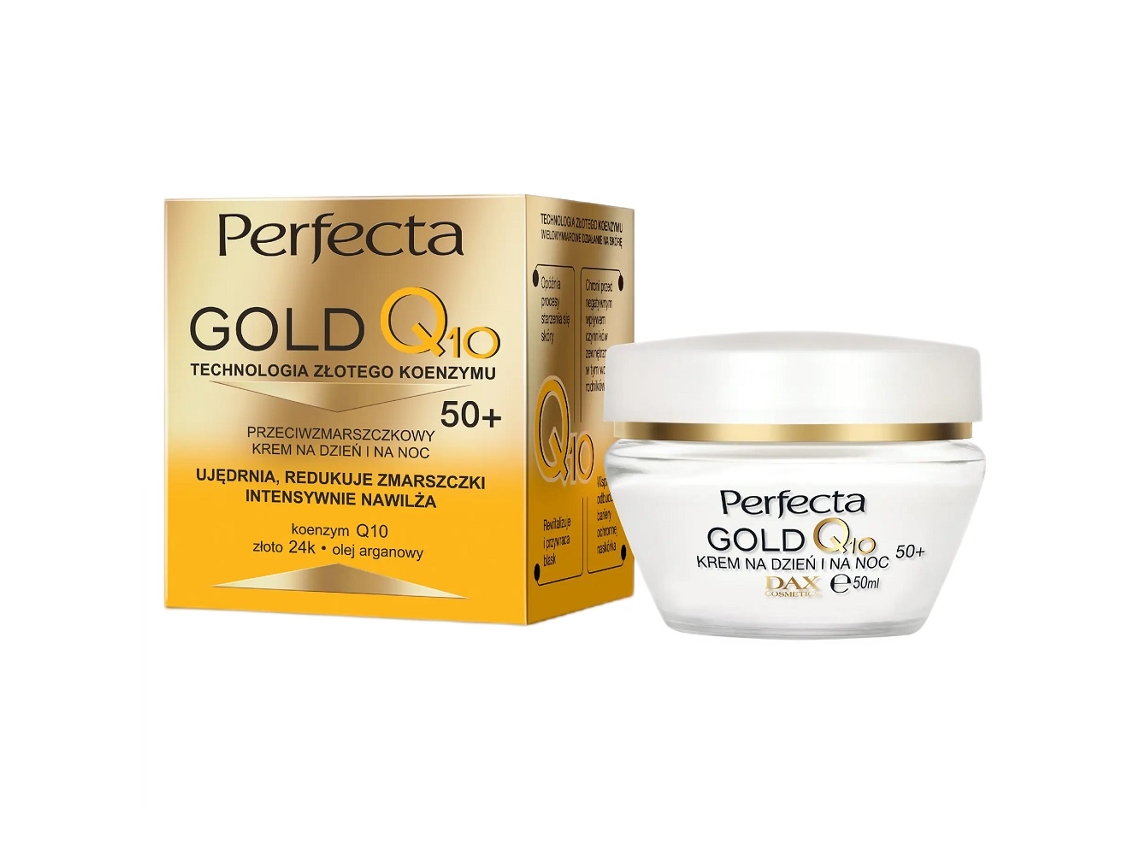 Gold Q10 Dual Action Anti Wrinkle Cream For Mature Skin 50, 50 Ml Perfecta