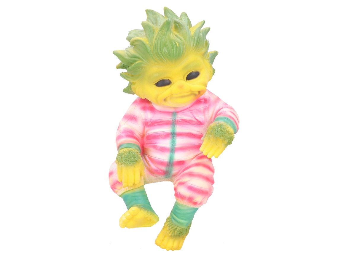 Laxiscreed Boneco De Natal Cartoon Com Cabelo Verde, Presente Divertido Para Crianças E Espírito Natalício