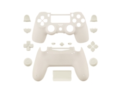 Conjunto De Capa Protetora Completa / Botões Para Controle Ps4 Playstation Slim Pro (jdm-040) Czhhmart Branco