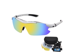 Óculos de Sol Esportivos Polarizados com 5 Lentes Intercambiáveis e Estojo SIURN