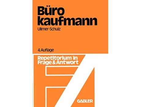 Livro Der Bürokaufmann Repetitorium in Frage und Antwort German Edition de Edith Ullmer-Schulz (Alemão)