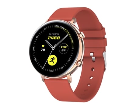 Smart Watch Gw33 Monitor de Saúde de Chamadas Bluetooth Vermelho GODTVAGT