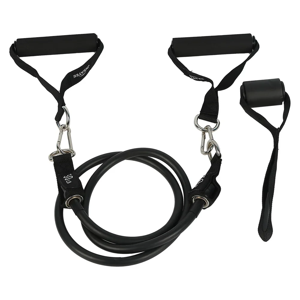 Faixa De Resistência (13,6 Kg) Para Exercícios Físicos Com Alças De Fixação Para Porta E Barra De Exercícios.