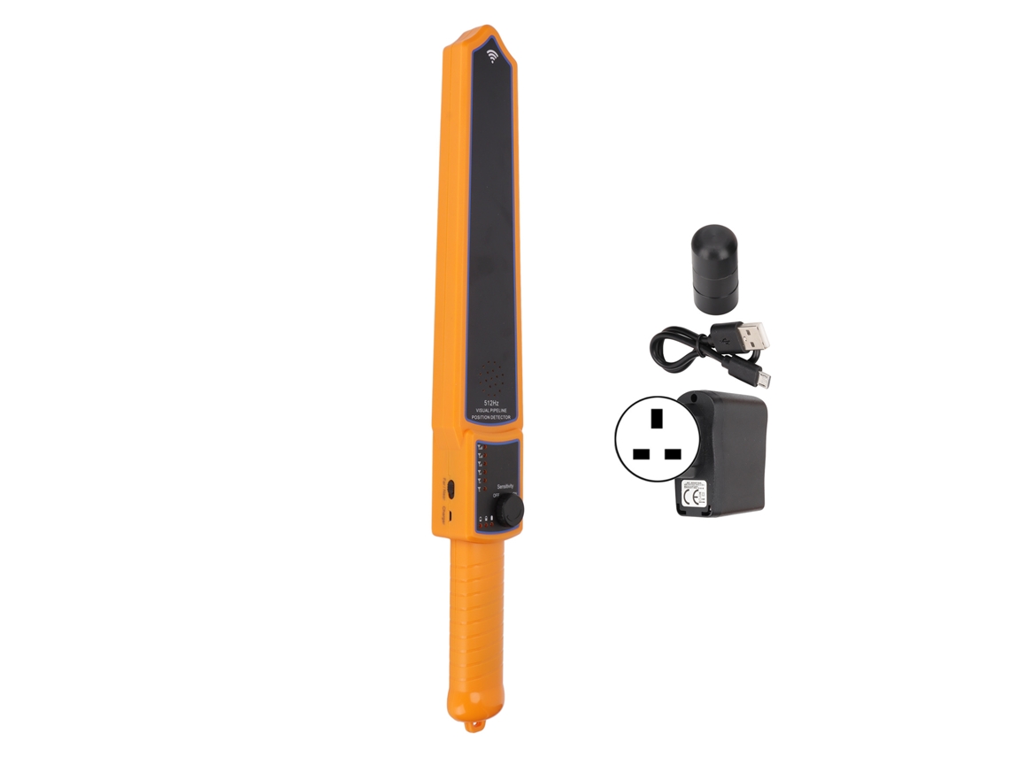 Localizador Câmera Esgoto 512hz Com Receptor 100-240v Plug Uk