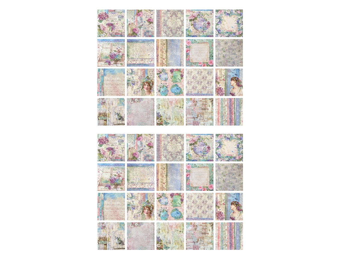 40 Adesivos Estéticos De Hortênsia Para Scrapbooking E Planners Tamanho Adequado