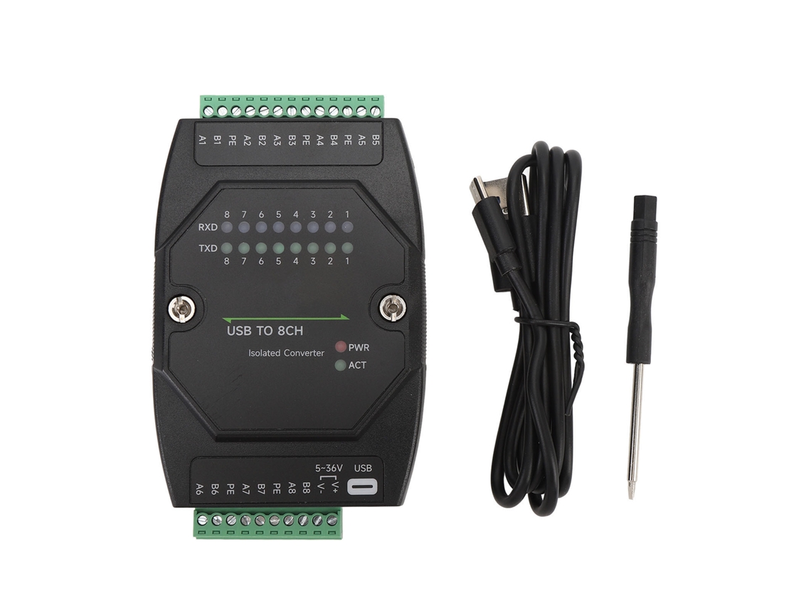 Conversor De Porta Serial Rs485 Isolada De 8 Canais De Usb C 1200-921600bps