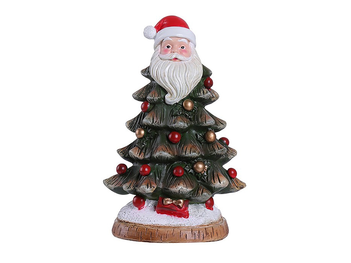 Decoração De Natal Com Cabeça De Pai Natal Da Laxiscreed Para Árvores Festivas