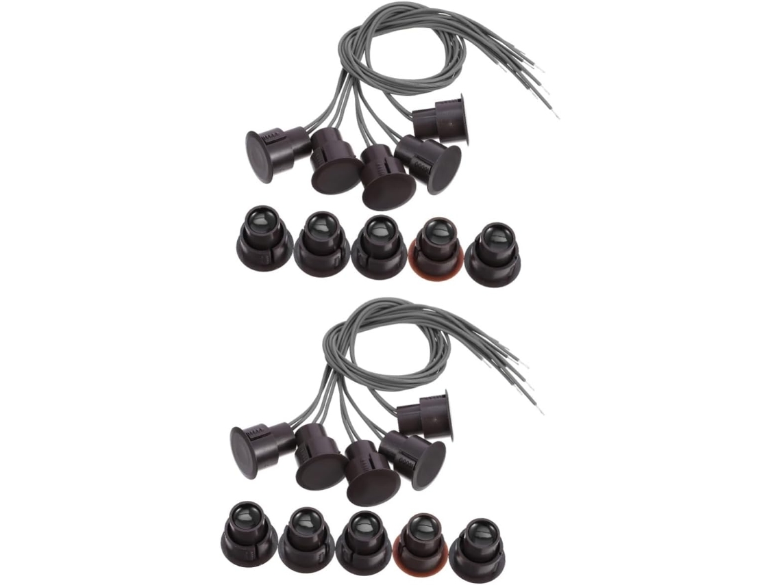 Sensor De Contato Magnético Reed Magiclulu Série 2 Instalação Segura E Proteção Compacta 5 Peças X