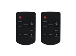 2 Controles Remotos De Substituição N2qayc000103 Para Sistema De Áudio De Home Theater Panasonic Sc-htb18eg-k Sc-htb18 Sc-htb18eb-k