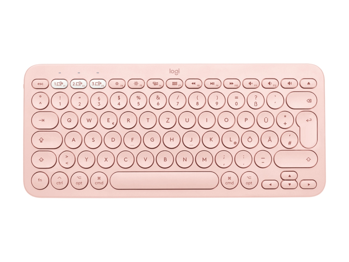 K380 para Mac Multi Dispositivo Bluetooth Teclado Universal Qwerty Italiano Rosa Logitech